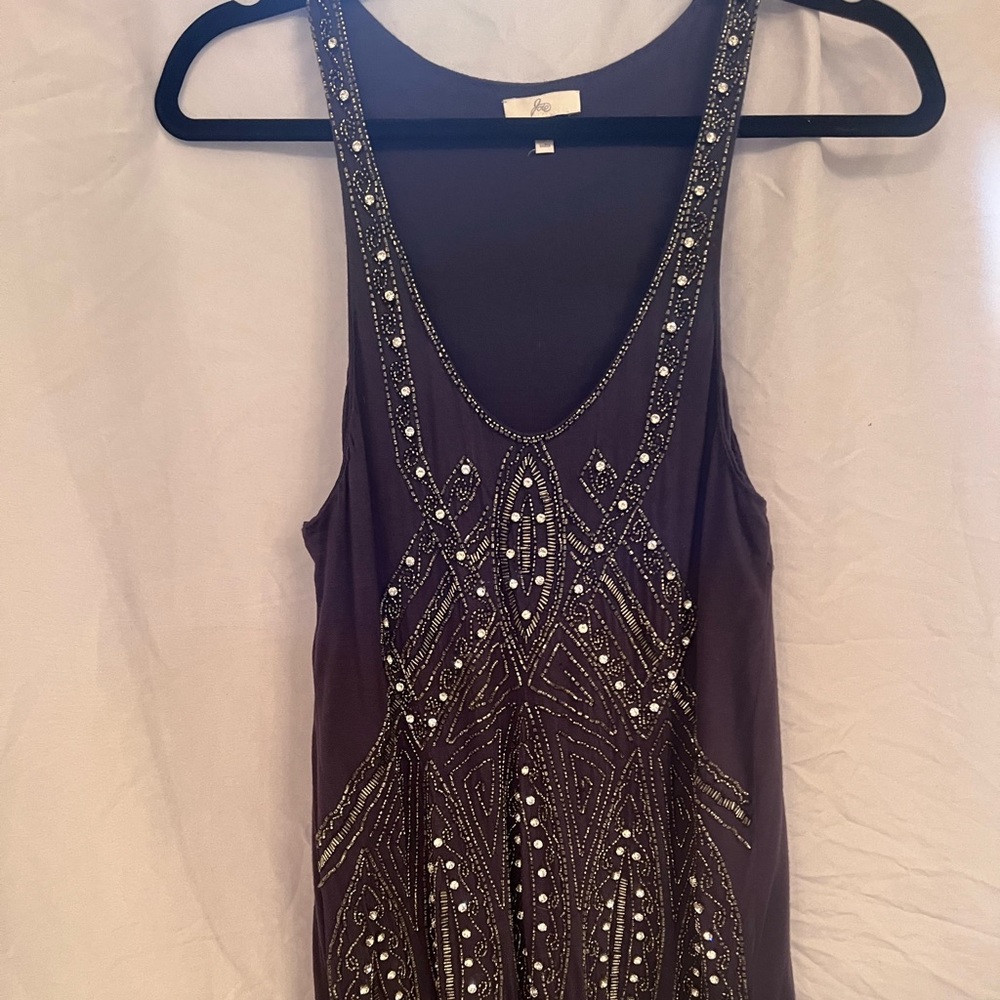 Y2k jeweled tank top